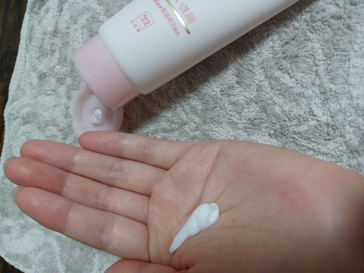 うるおい洗顔/カウブランド無添加/洗顔フォームを使ったクチコミ(4枚目)