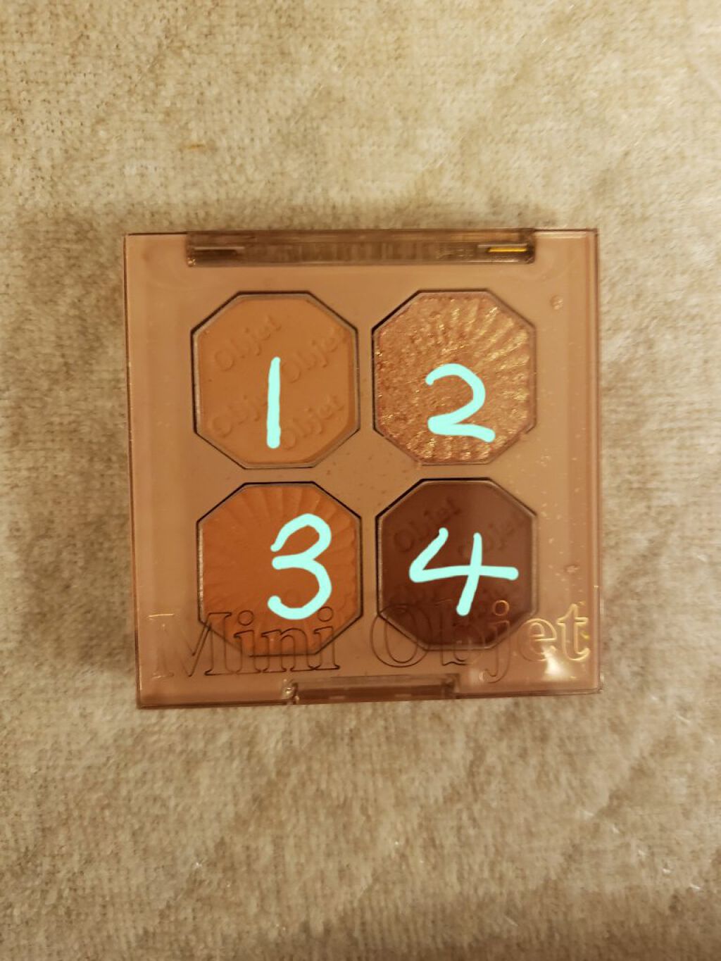 プレイカラーアイズ ミニオブジェ/ETUDE/アイシャドウパレットを使ったクチコミ(2枚目)