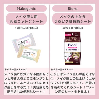 makegenic メイク直し用乳液コットンシート　ボタニカルモイスト/素数/クレンジングシートを使ったクチコミ（3枚目）