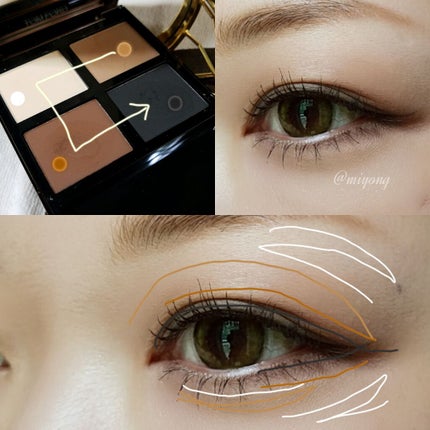 アイ カラー クォード/TOM FORD BEAUTY/アイシャドウパレットを使ったクチコミ(2枚目)