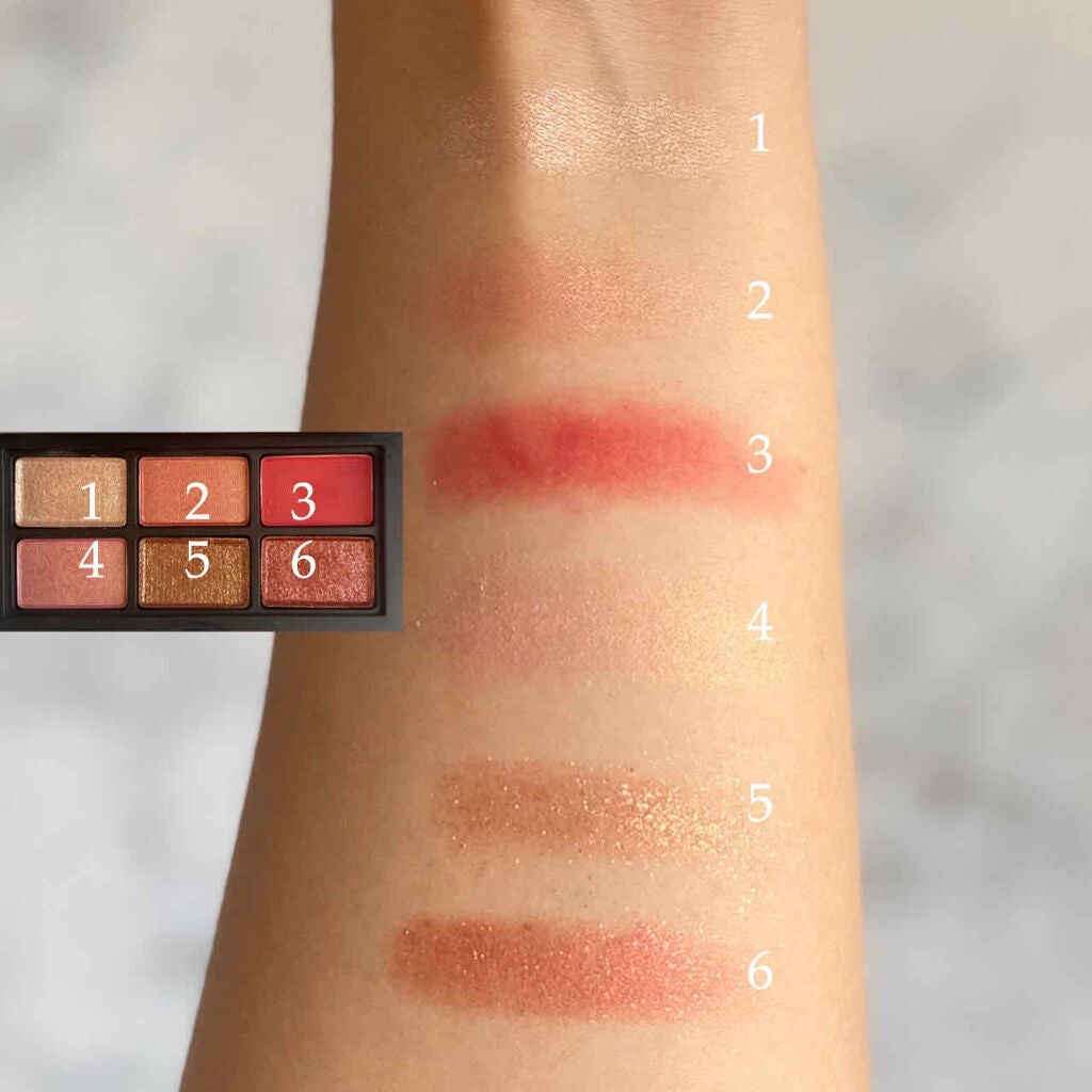 オーガズム ミニアイシャドーパレット/NARS/アイシャドウパレットを使ったクチコミ(3枚目)