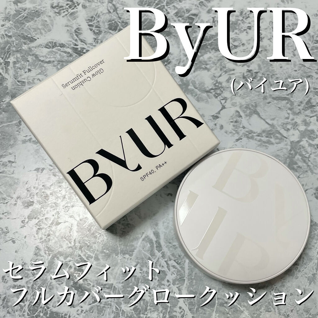 セラムフィット フルカバー グロークッション/ByUR/クッションファンデーションを使ったクチコミ（2枚目）