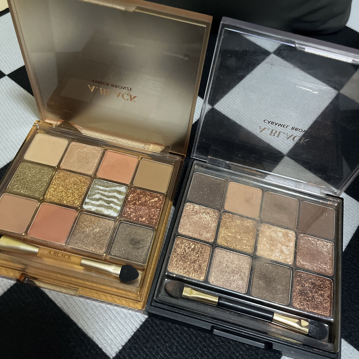グラムチェンジマルチパレット 01 キャラメルブラウン/A.BLACK/マルチパレットを使ったクチコミ（2枚目）