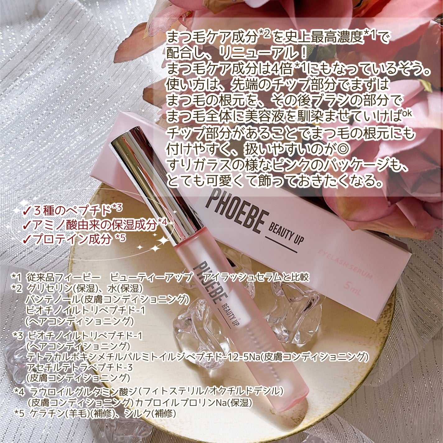 フィービー ビューティーアップ アイラッシュセラムN2/PHOEBE BEAUTY UP/まつげ美容液を使ったクチコミ(3枚目)