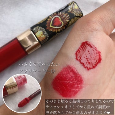 シャイニッシモ ハイシャインリップラッカー/DOLCE&GABBANA BEAUTY/口紅を使ったクチコミ（3枚目）