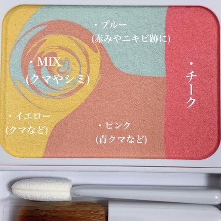 ディエム クルール カラーブレンドパウダーコンシーラー/ディエム クルール/パウダーコンシーラーを使ったクチコミ(4枚目)