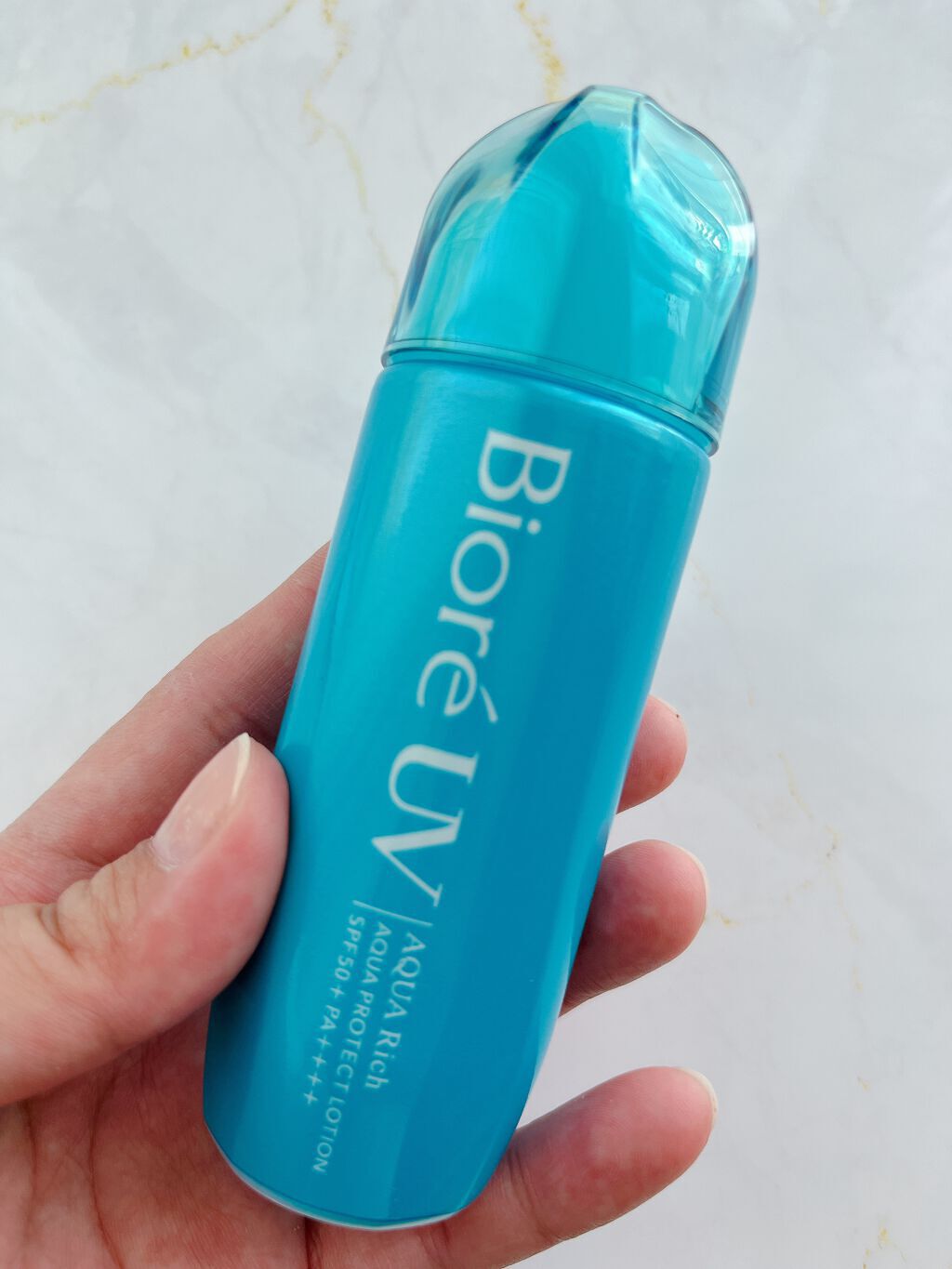 ビオレUV アクアリッチ アクアプロテクトローション(水層パック)/ビオレ/日焼け止めローションを使ったクチコミ（2枚目）