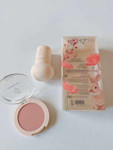 ピュアブラッシャー パフ付き/フォレンコス/パウダーチークを使ったクチコミ(1枚目)