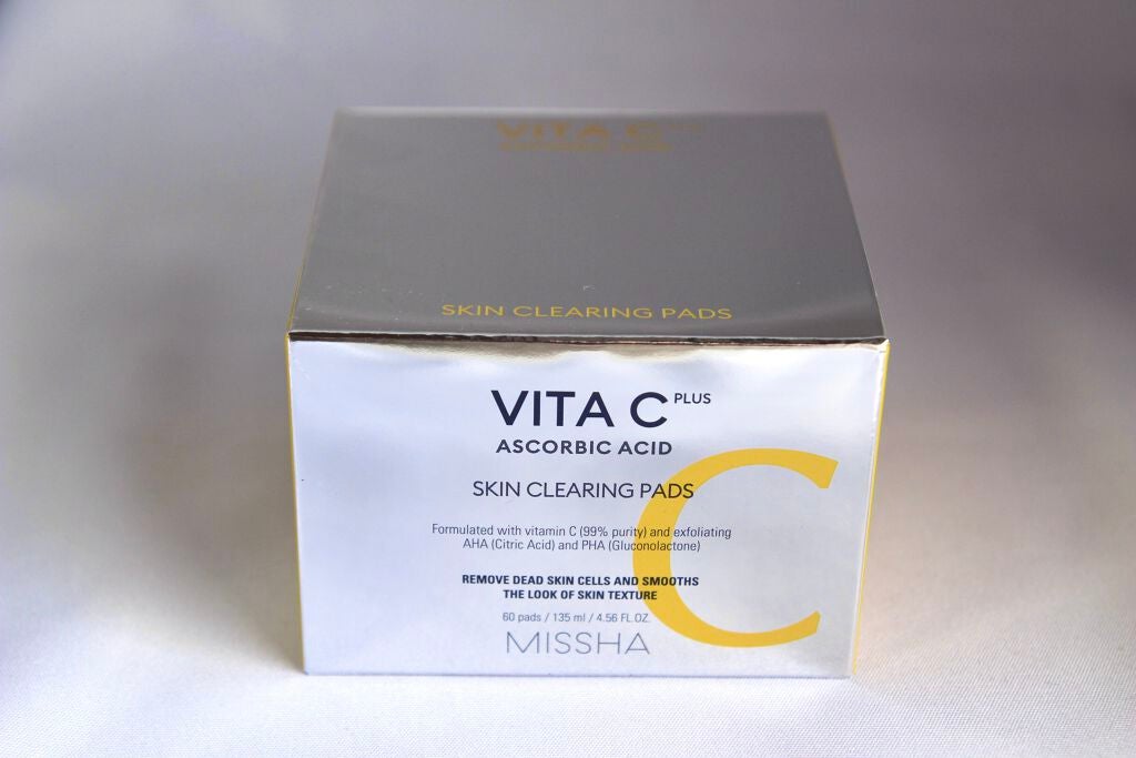 ビタCプラスアスコルビン酸スキンクリアリングパッド/MISSHA/トナーパッドを使ったクチコミ(2枚目)