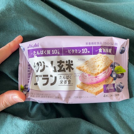 バランスアップ クリーム玄米ブラン ブルーベリー/アサヒフードアンドヘルスケア/バランス栄養食を使ったクチコミ(1枚目)