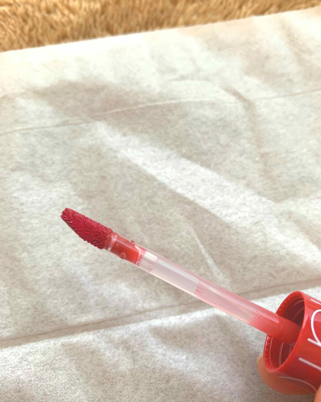 ジューシーラスティングティント/rom&nd/リップティントを使ったクチコミ(2枚目)