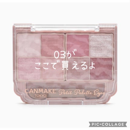 プティパレットアイズ/キャンメイク/パウダーアイシャドウを使ったクチコミ(1枚目)