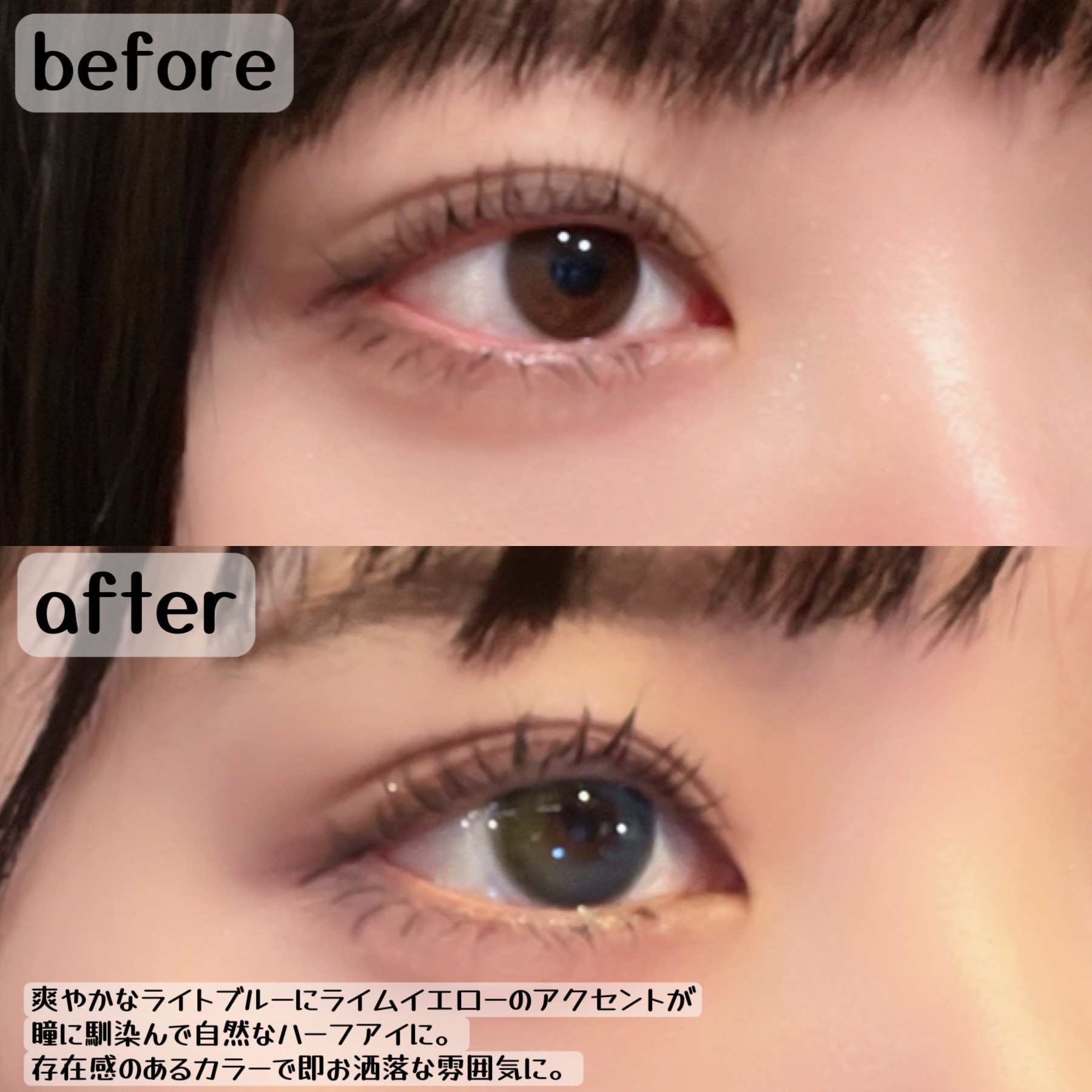 ミスティア [Mistia] /みんなのカラコン/カラーコンタクトレンズを使ったクチコミ（2枚目）