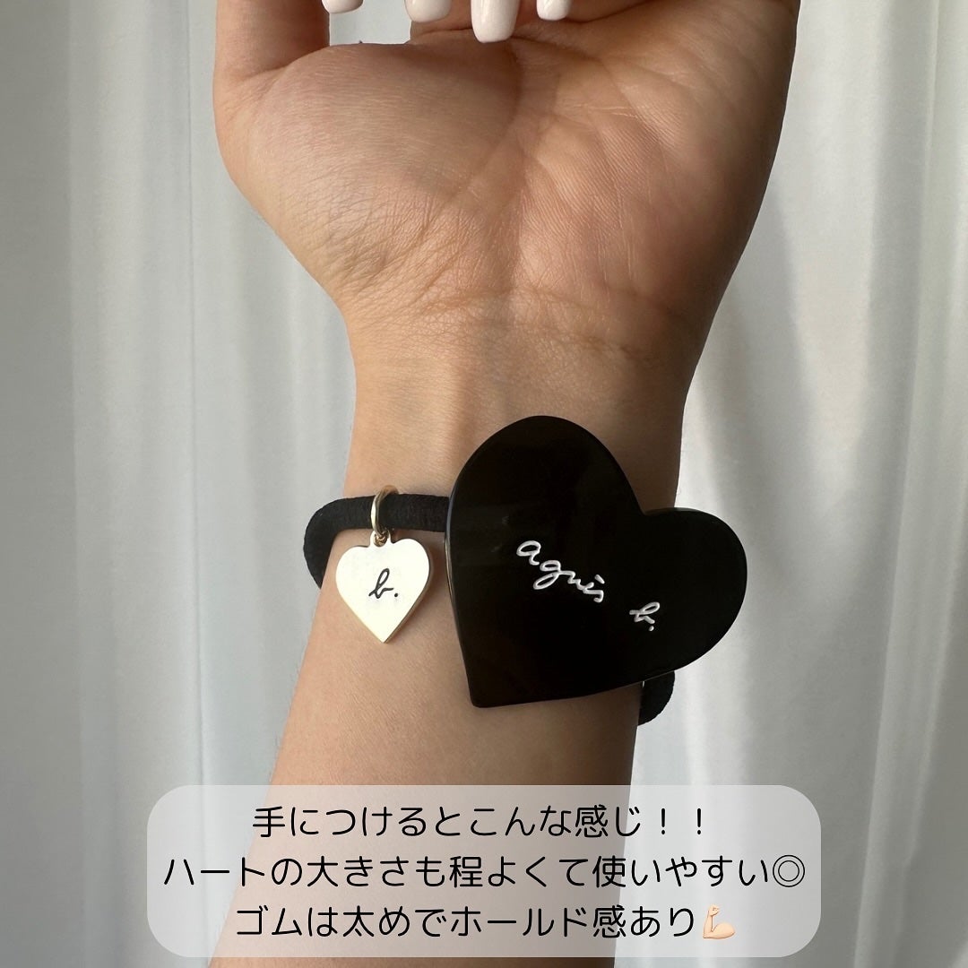 あや@フォロバ100 on LIPS 「ギフトにも💝アニエスベーのヘアゴムがとっても可愛かった、、💓💓..」(3枚目)