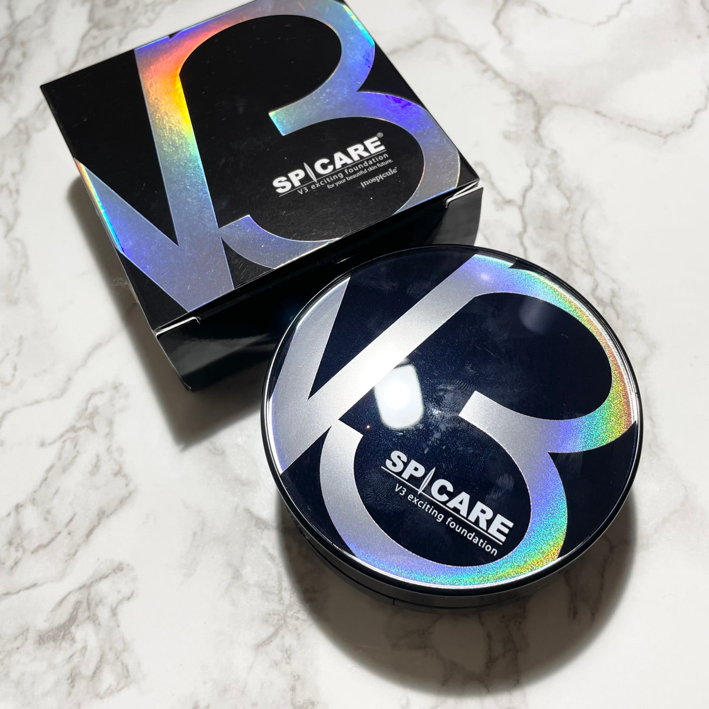 V3 エキサイティングファンデーション/SPICARE/クッションファンデーションを使ったクチコミ(6枚目)