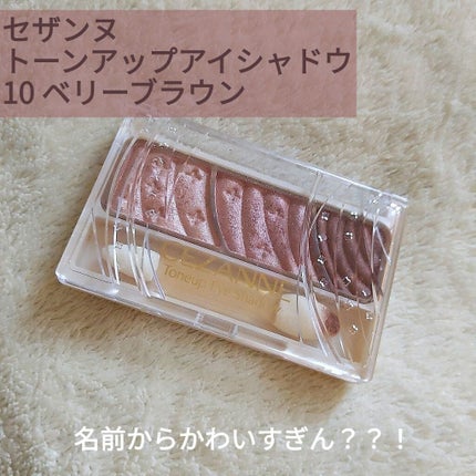 トーンアップアイシャドウ/CEZANNE/アイシャドウパレットを使ったクチコミ(1枚目)