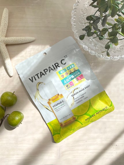 ビタペアC集中美容液シートマスク/ネイチャーリパブリック/シートマスク・パックを使ったクチコミ(4枚目)