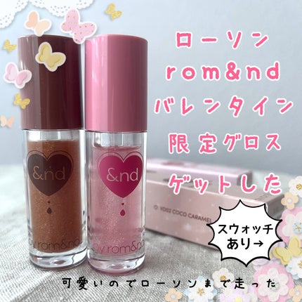 グラッシーコーティンググロス/&nd by rom&nd/リップグロスを使ったクチコミ(1枚目)