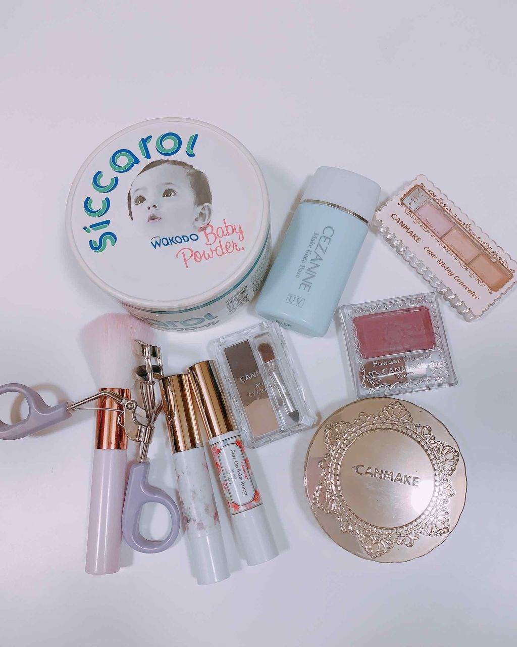 【旧品】マシュマロフィニッシュパウダー/キャンメイク/プレストパウダーを使ったクチコミ(2枚目)