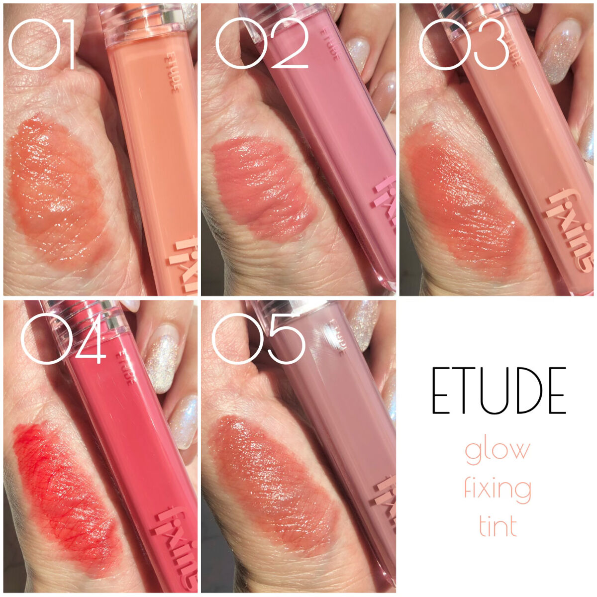 グロウ フィクシングティント/ETUDE/リップティントを使ったクチコミ（2枚目）