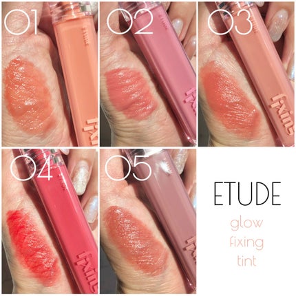 グロウ フィクシングティント/ETUDE/リップティントを使ったクチコミ(2枚目)