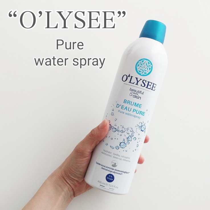 ピュア ウォータースプレー 400ml/O'LYSEE/ミスト状化粧水を使ったクチコミ（1枚目）