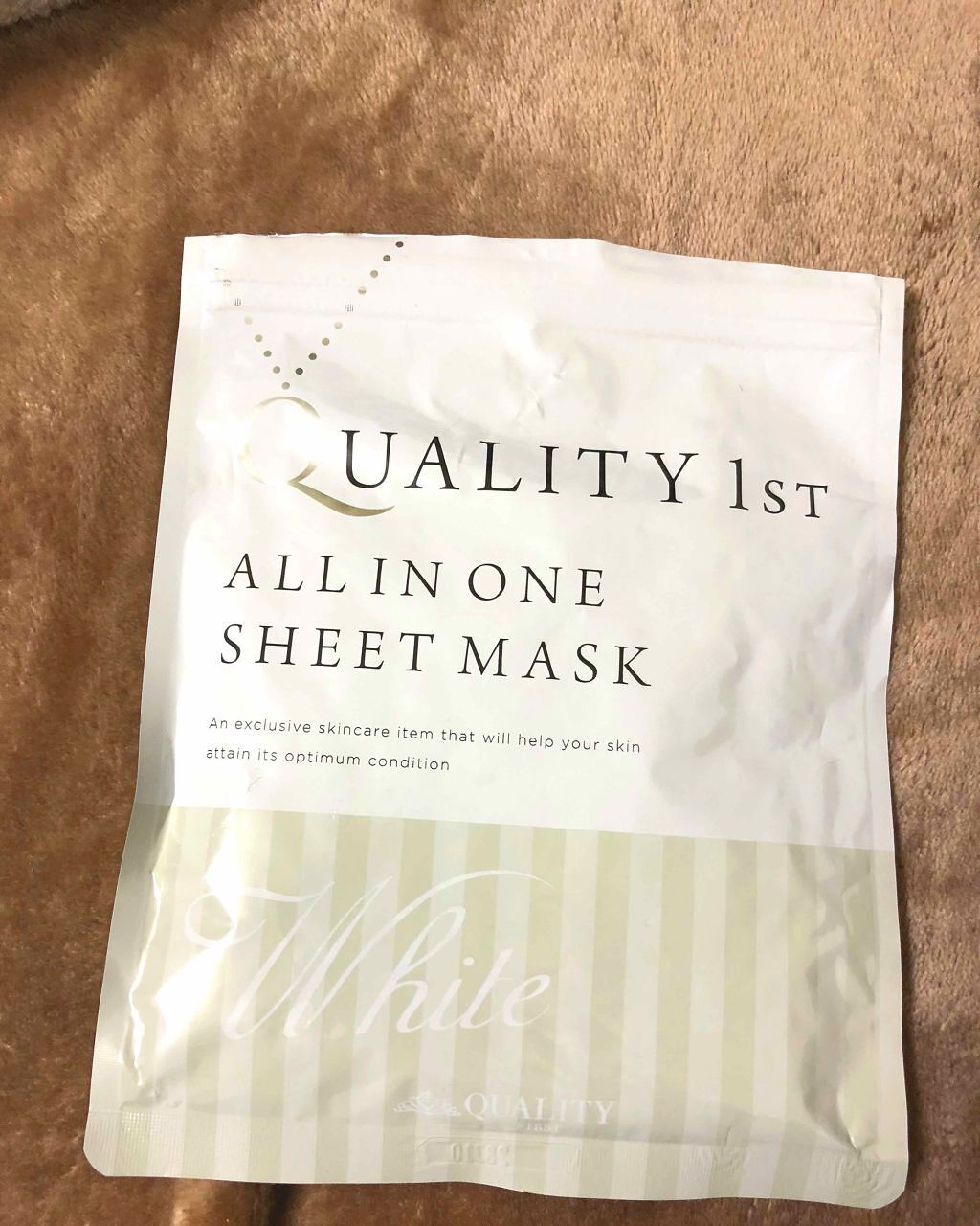 オールインワンシートマスク ホワイトEX/クオリティファースト/シートマスク・パックを使ったクチコミ（1枚目）