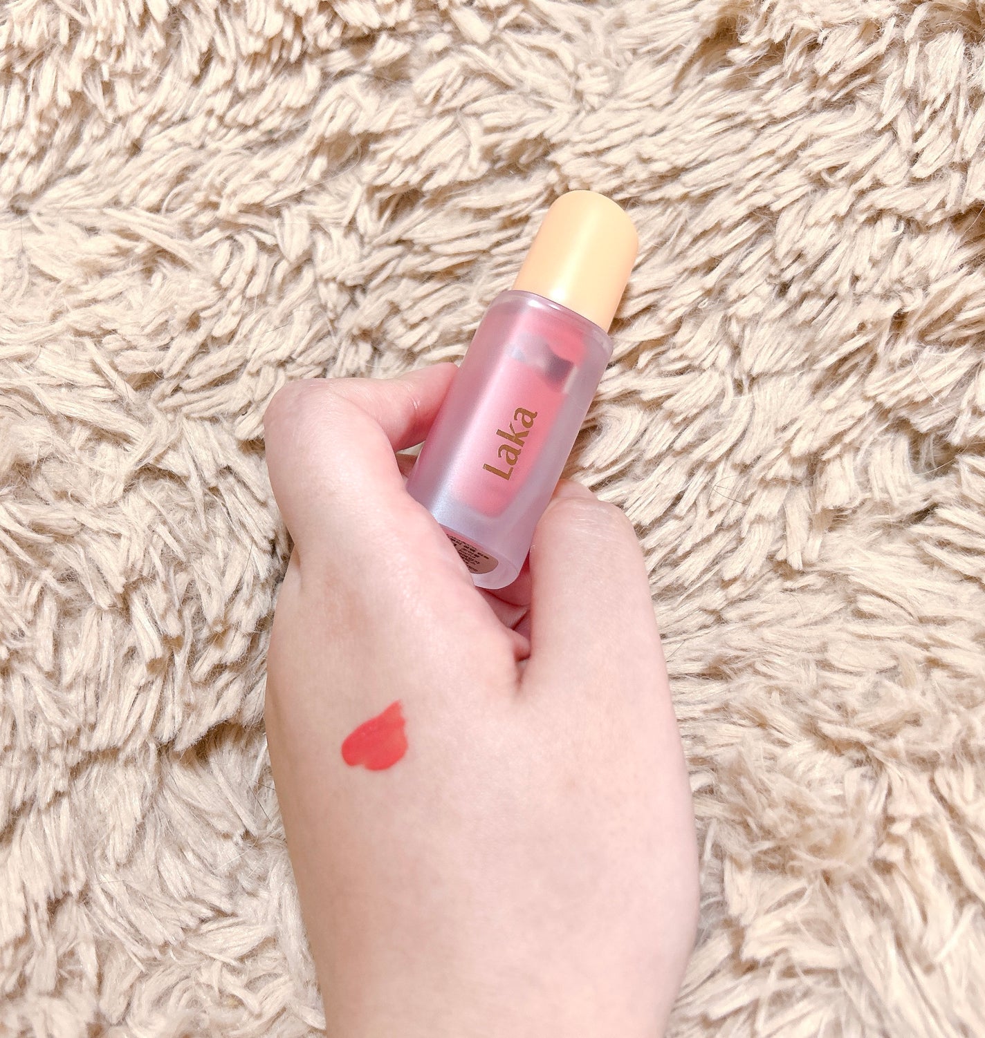 フルーティーグラムティント/Laka/リップティントを使ったクチコミ(2枚目)
