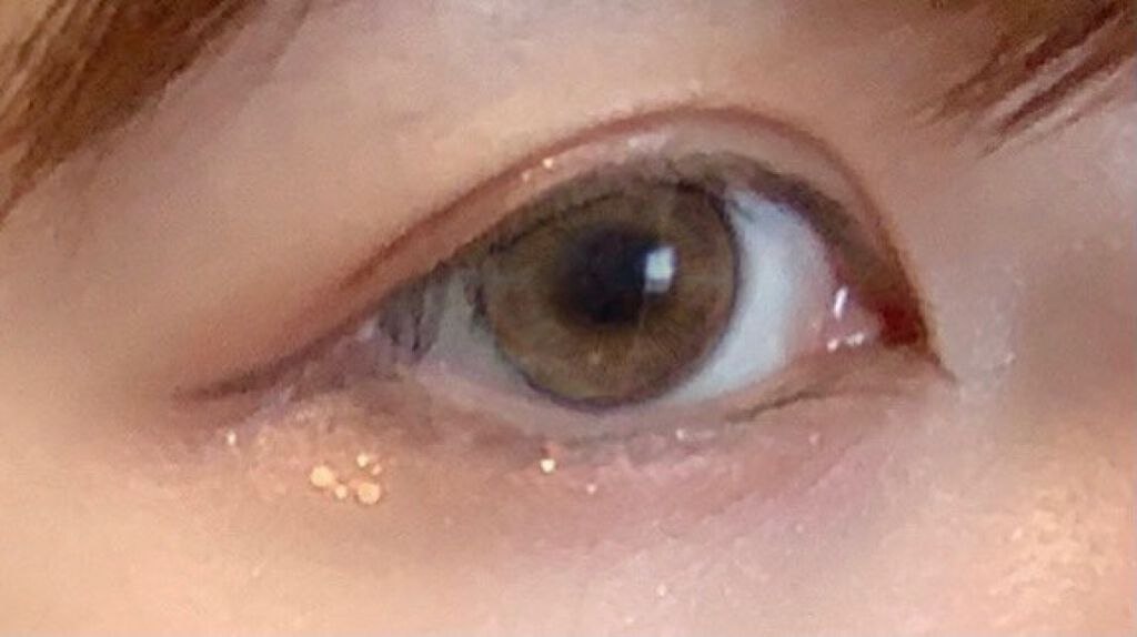 シャンパンアイグリッター/Peach C/グリッターを使ったクチコミ（2枚目）