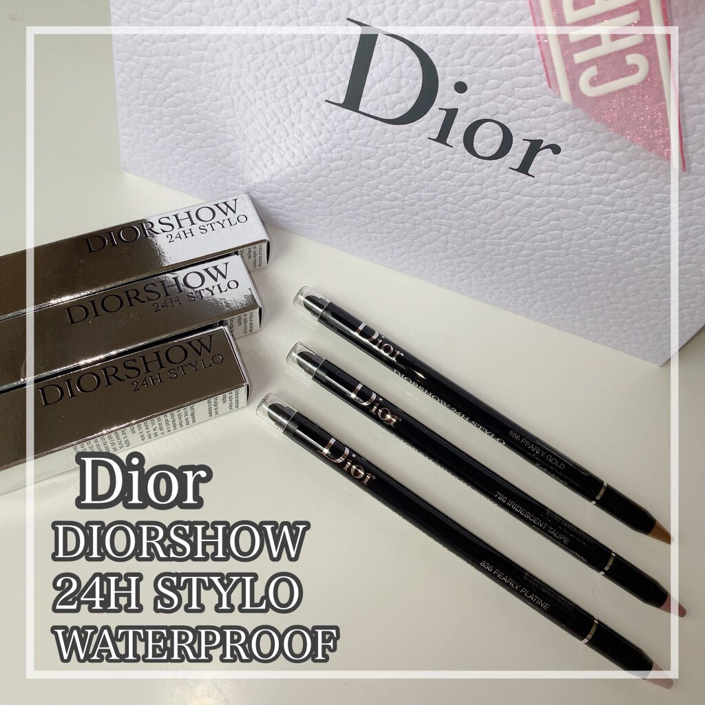 ディオールショウ 24H スティロ ウォータープルーフ/Dior/ペンシルアイライナーを使ったクチコミ(1枚目)
