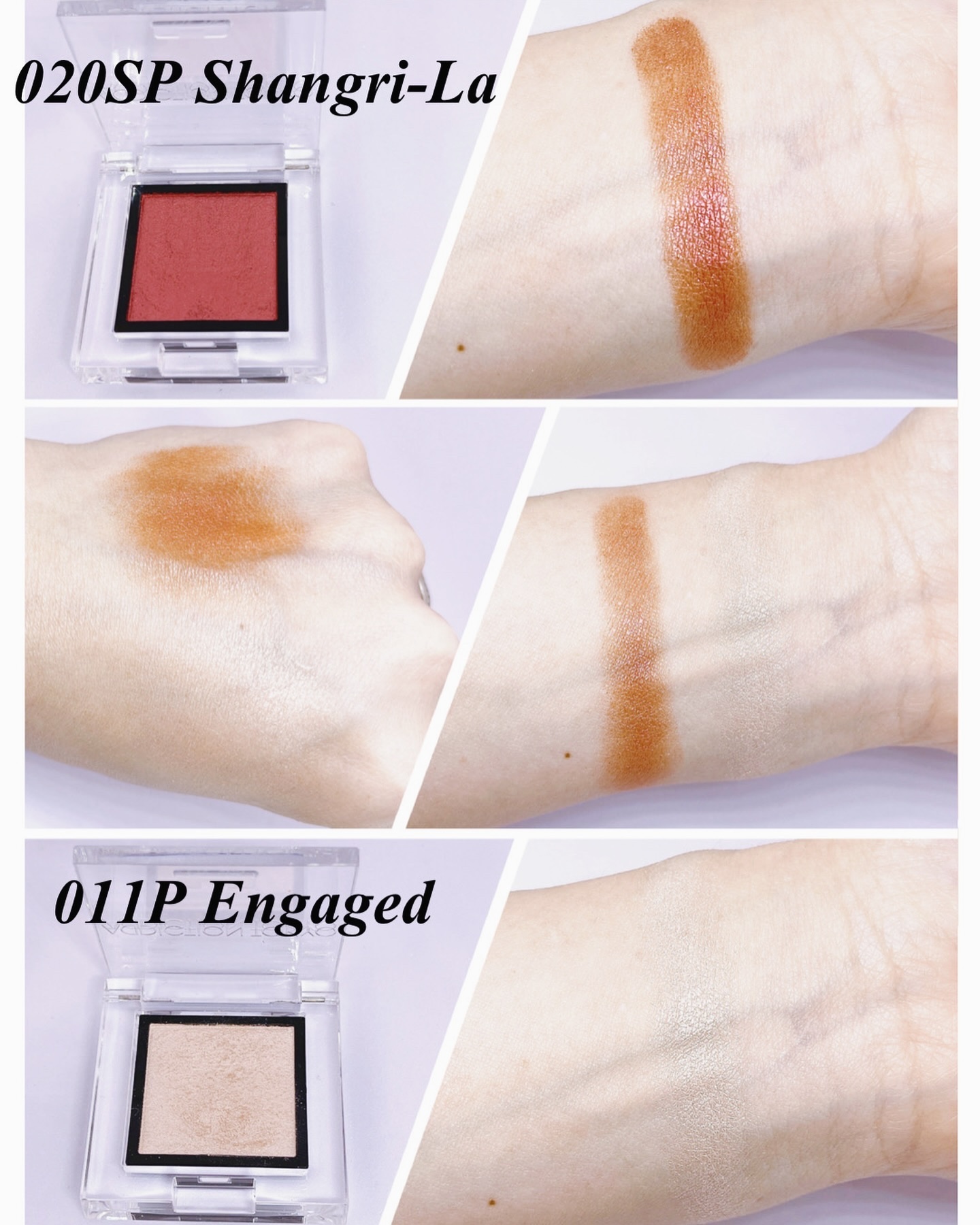 アディクション ザ アイシャドウ パール 011P Engaged/ADDICTION/単色アイシャドウを使ったクチコミ（2枚目）