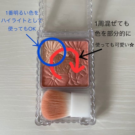 グロウフルールチークス/キャンメイク/パウダーチークを使ったクチコミ(5枚目)