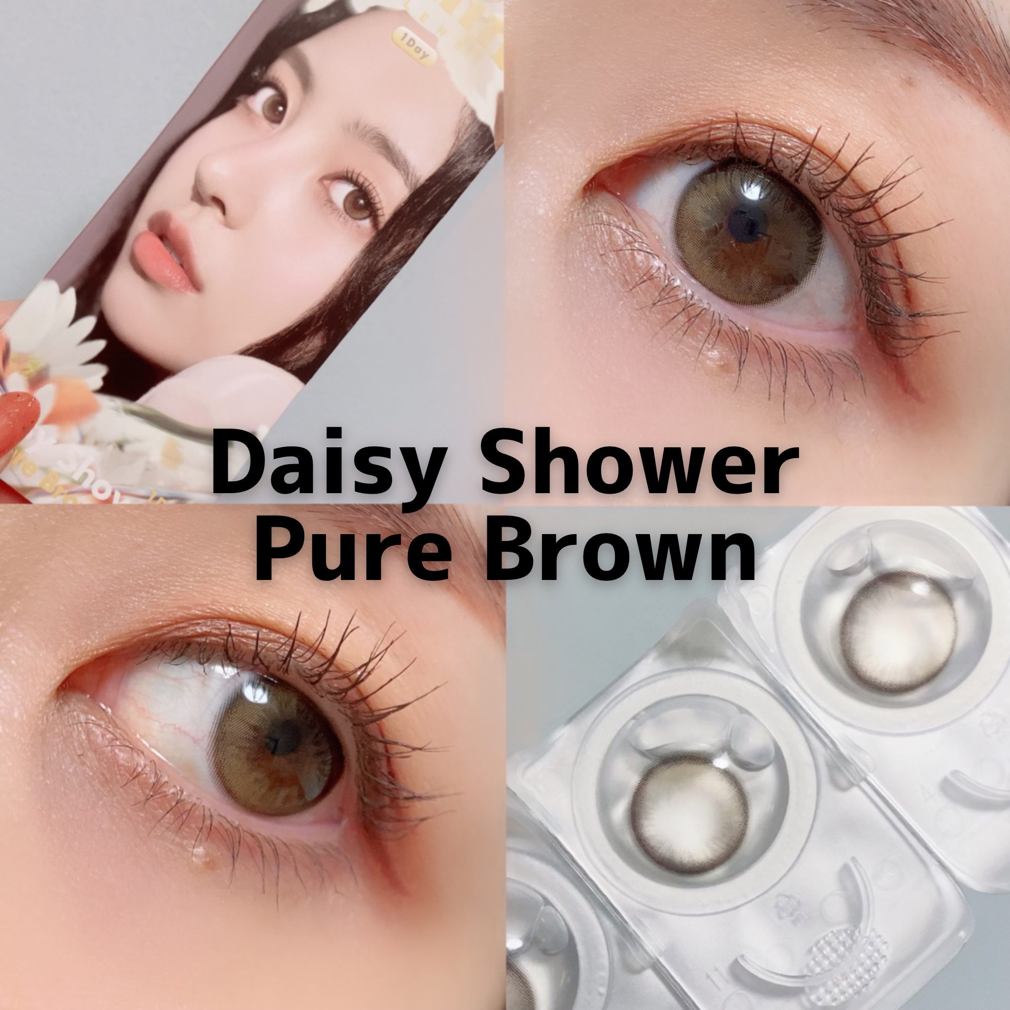 Daisy Shower 1Day/chuu LENS/ワンデー（１DAY）カラコンを使ったクチコミ（3枚目）