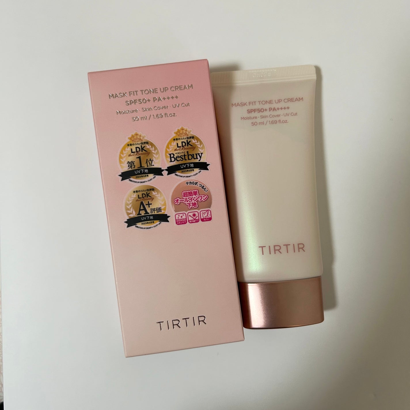 マスクフィットトーンアップクリーム/TIRTIR(ティルティル)/化粧下地を使ったクチコミ(1枚目)
