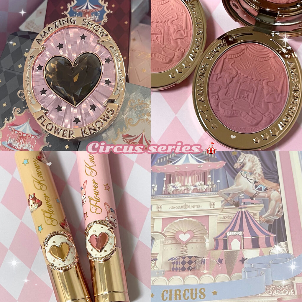 サーカスシリーズ グラデーションブラッシュ /FlowerKnows/パウダーチークを使ったクチコミ（1枚目）