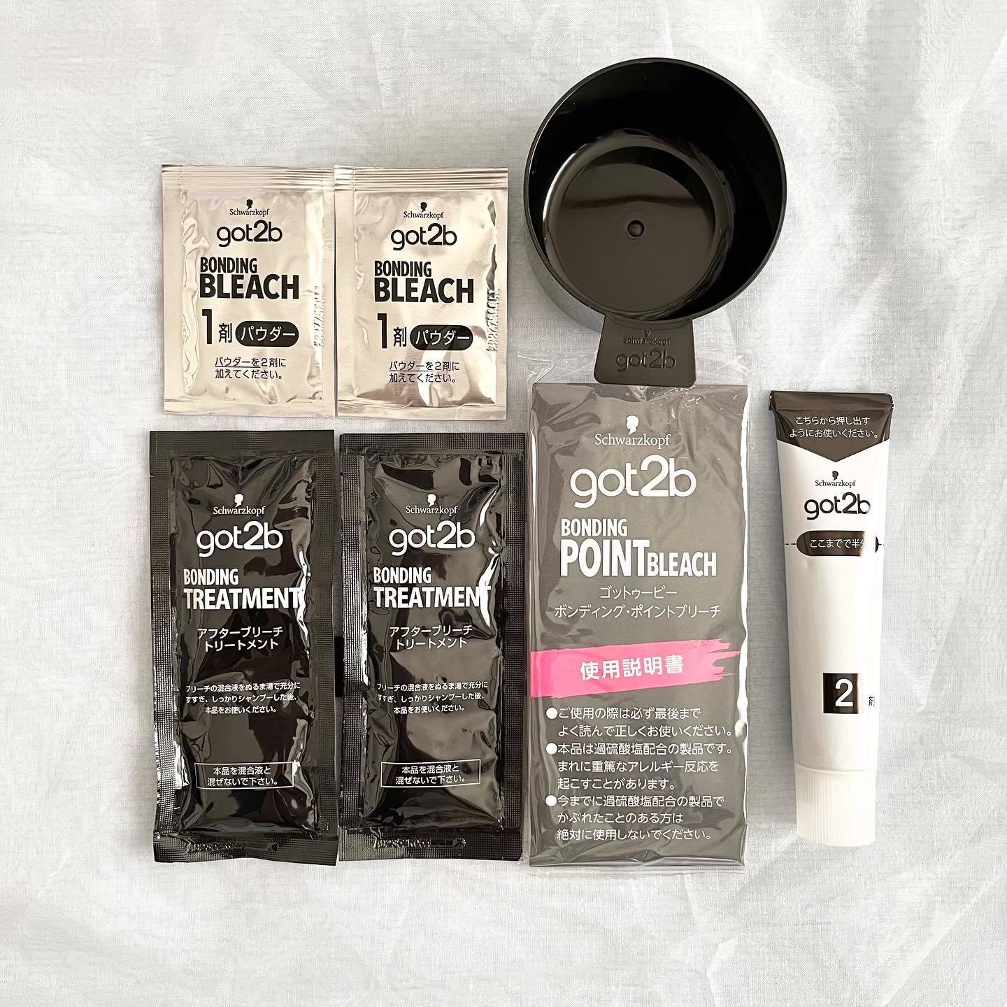 ボンディング・カラーマスク/got2b/ヘアカラーを使ったクチコミ（2枚目）