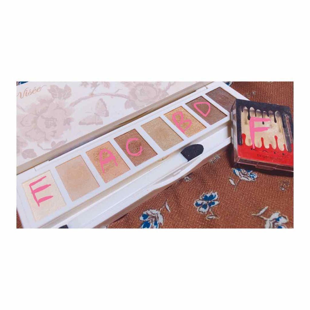 フィットジェルグリッター/KATE/ジェル・クリームアイシャドウを使ったクチコミ（1枚目）