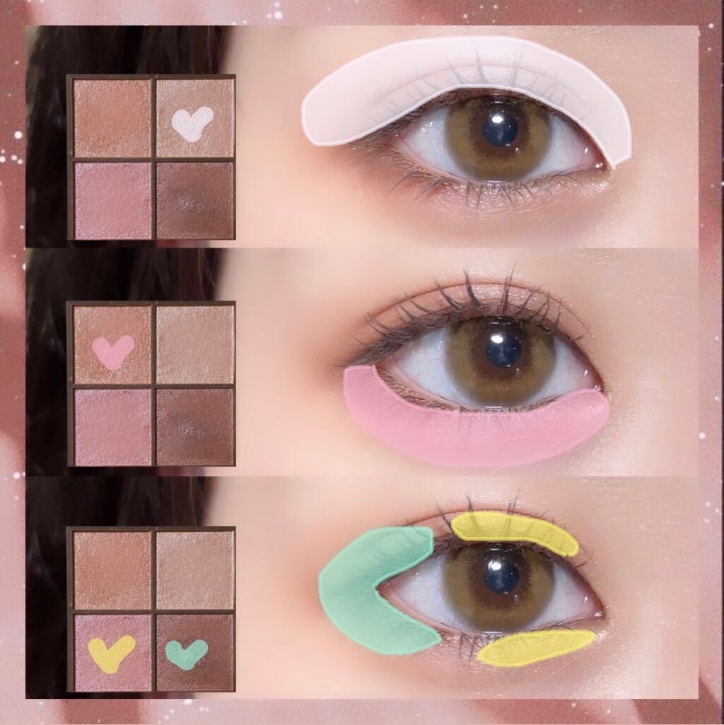 ニュアンスオンアイシャドウ/CEZANNE/アイシャドウパレットを使ったクチコミ(3枚目)