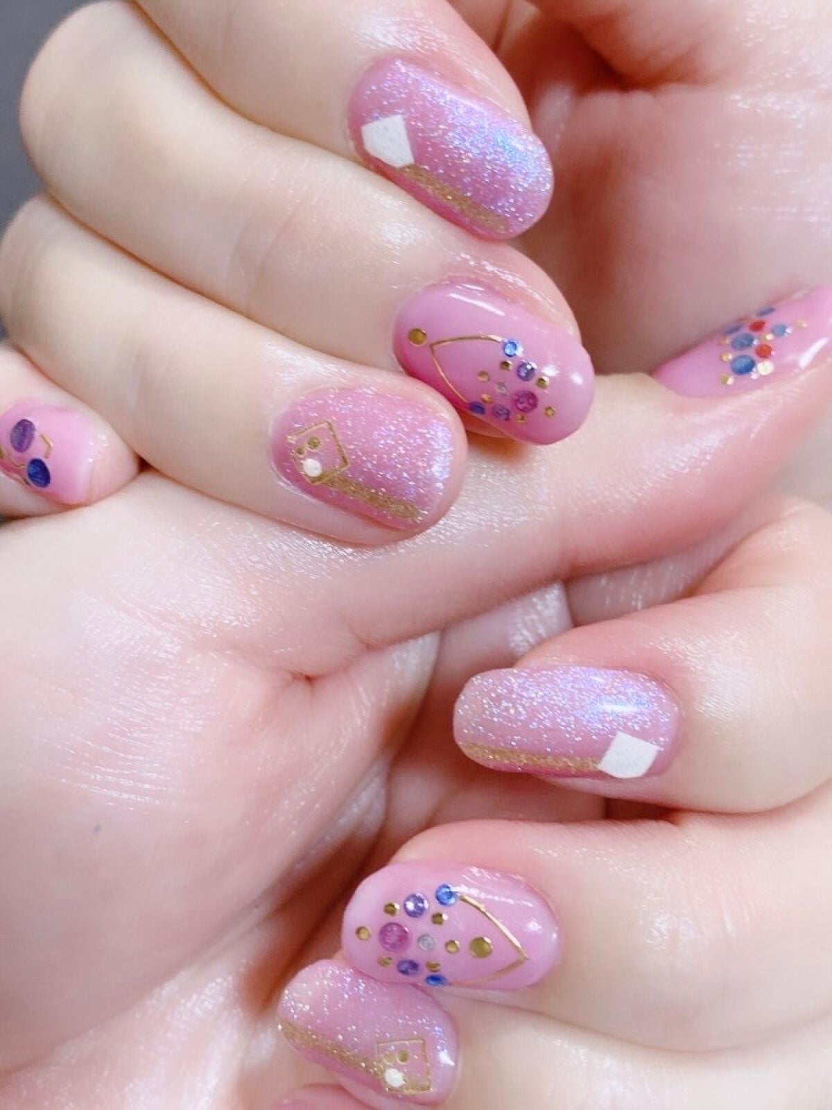 ジェルネイル(ライト対応)/セリア/ジェルネイルを使ったクチコミ(3枚目)