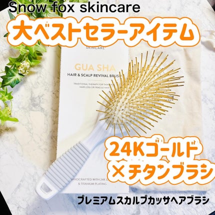プレミアム FOXカッサ ヘアブラシ/SNOW FOX SKINCARE/ヘアブラシを使ったクチコミ(1枚目)