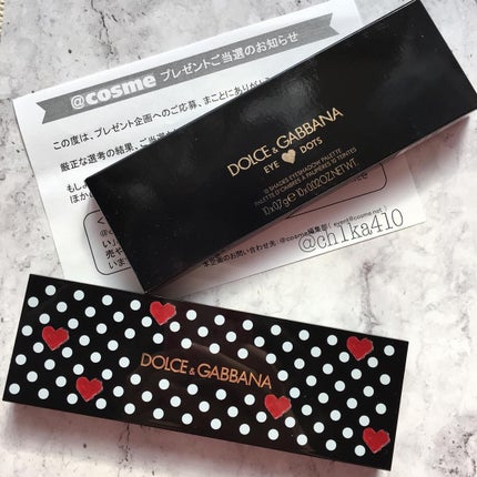 アイラブドット/DOLCE&GABBANA BEAUTY/アイシャドウパレットを使ったクチコミ(3枚目)