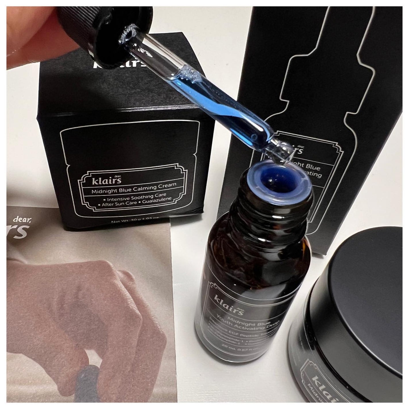 ♡·͜· ︎︎ᕷ on LIPS 「💙♡クレアス♡pr@klairs.jp💙ミッドナイトブルードロ..」(3枚目)