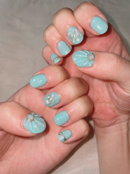 ジェルネイル(ライト対応)/セリア/ジェルネイルを使ったクチコミ(2枚目)