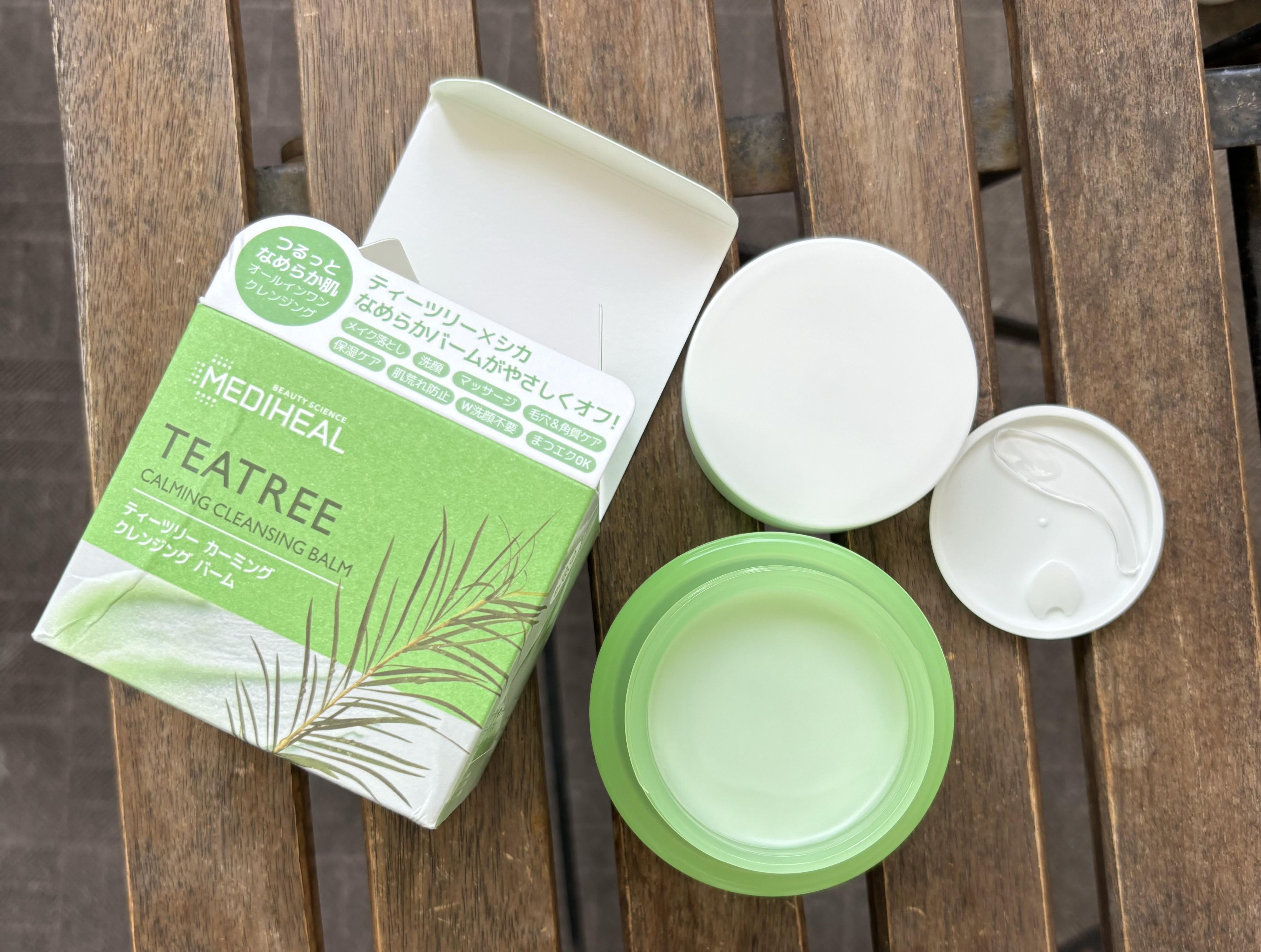 ティーツリーカーミングクレンジングバーム/MEDIHEAL/クレンジングバームを使ったクチコミ（1枚目）