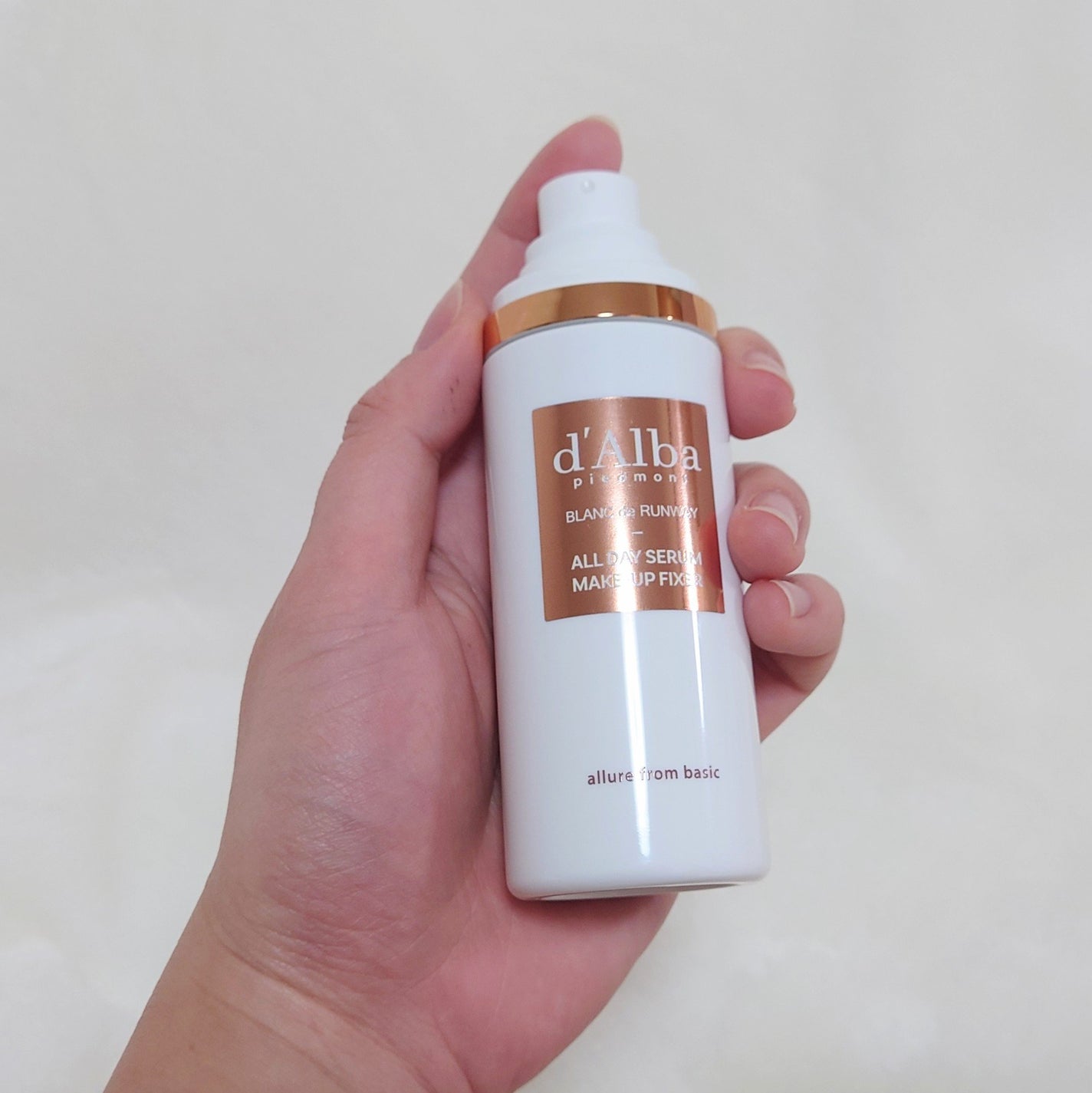 オールデイセラムメイクアップフィクサー/ダルバ/フィックスミストを使ったクチコミ(1枚目)