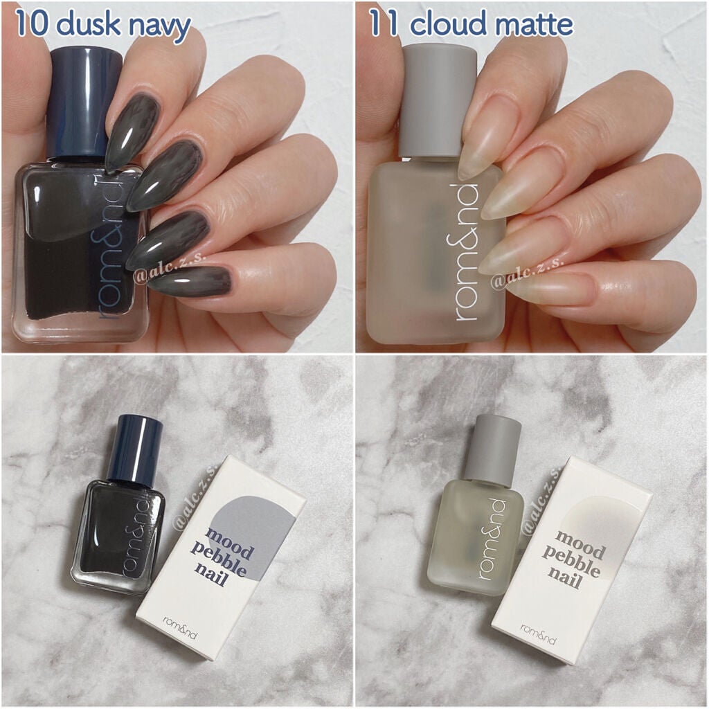 ムードペブルネイル/rom&nd/マニキュアを使ったクチコミ(7枚目)