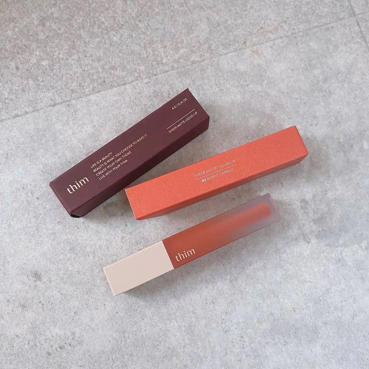 シアーマットリキッドリップ/thim/口紅を使ったクチコミ(1枚目)