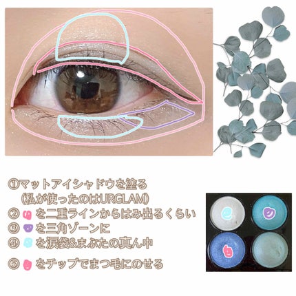 エルファー パールインアイシャドウ/DAISO/アイシャドウパレットを使ったクチコミ(2枚目)