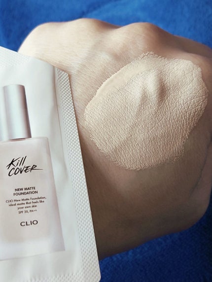 キルカバーニューマットファンデーション/CLIO/リキッドファンデーションを使ったクチコミ(4枚目)