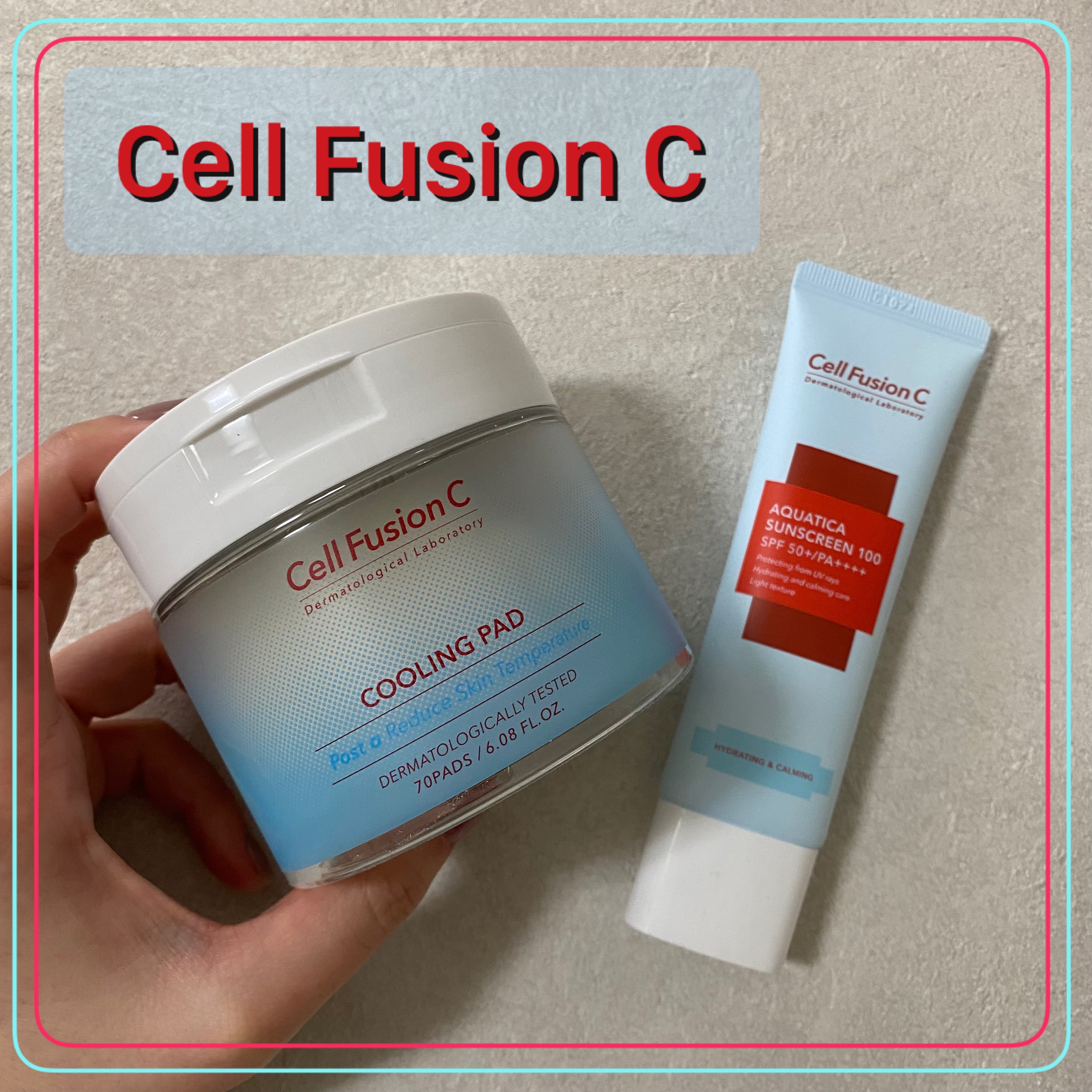 ポストアルファクーリングパッド/Cell Fusion C(セルフュージョンシー)/トナーパッドを使ったクチコミ（1枚目）